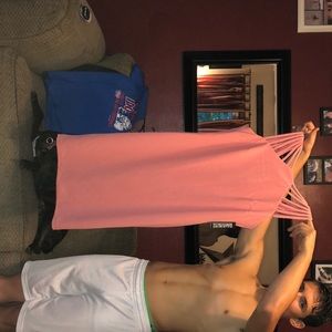 NY&Co. Knee Length Pink Dress - NEW WITH TAGS